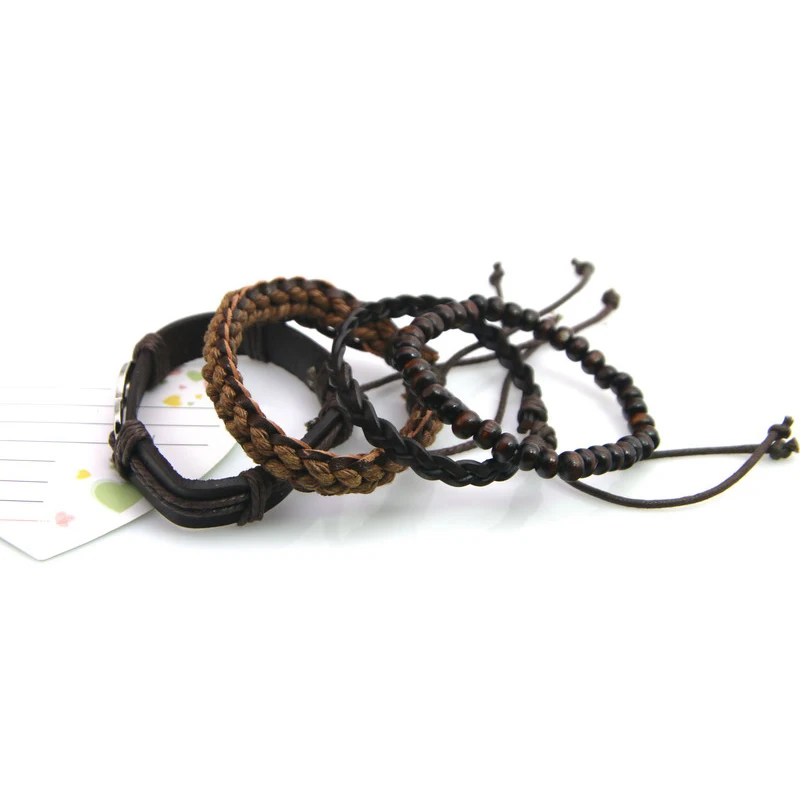 4 шт./компл. модный винтажный Модный женский браслет ручной работы | Украшения и