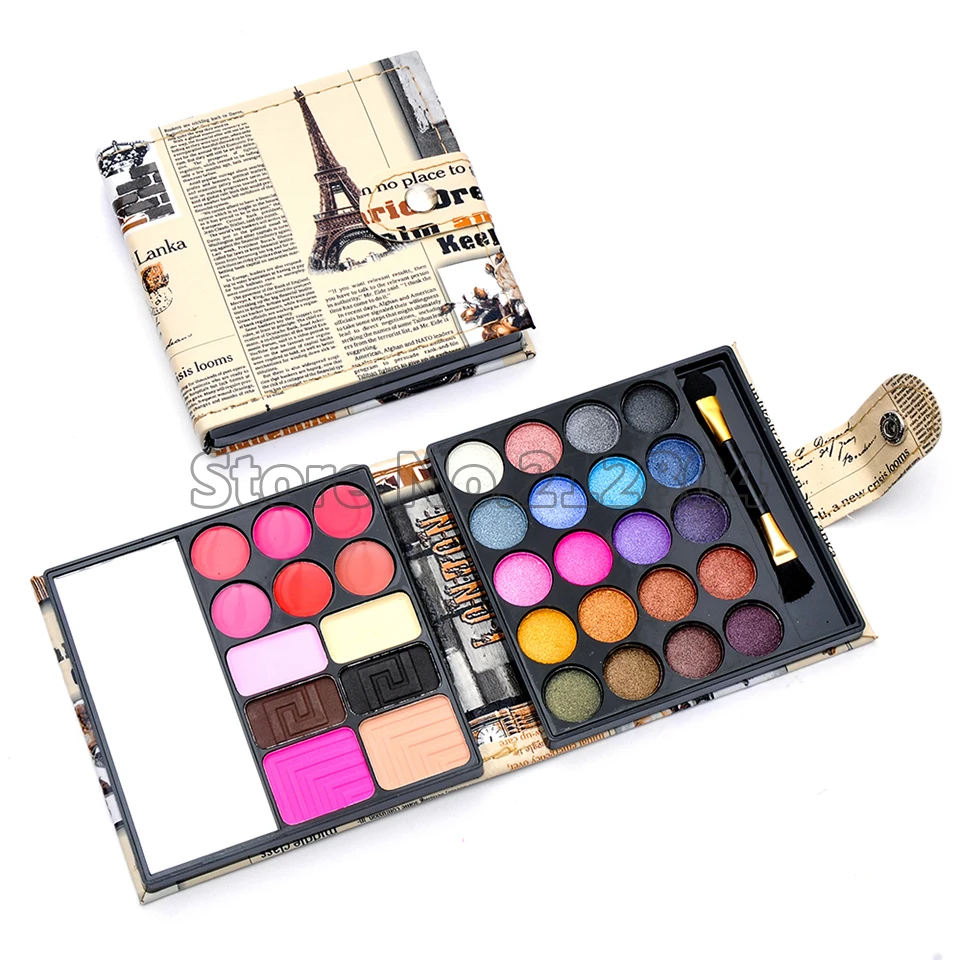 Лучшие продажи! Pro маленький макияж тени для век Палитра Мода Тени Макияж