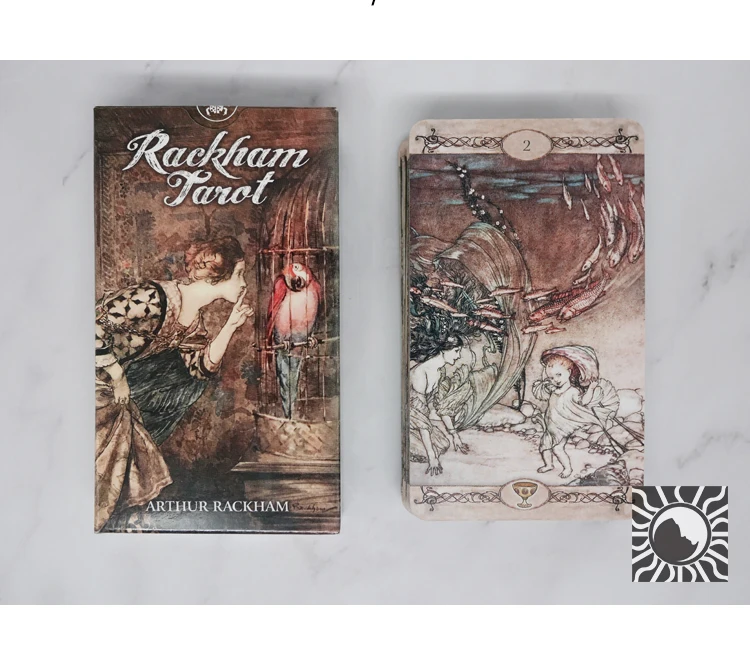 Rackham Таро колода игральные карты Таро Волшебная семейная настольная игра Рождественский подарок на день рождения