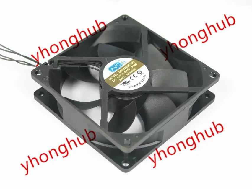 Вентилятор охлаждения сервера AVC DS09225B12H P500 DC 12 В 0.41A 90x90x25 мм|square fan|server fandc fan 12v |