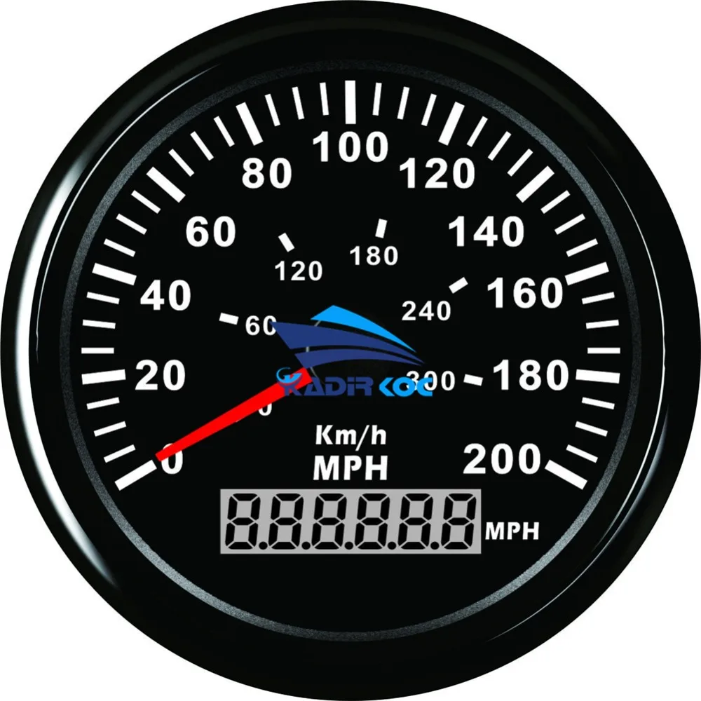 Упаковка из 1 высококачественной 85 мм 0 200MPH спидометры GPS 300 км/ч указатель Тип