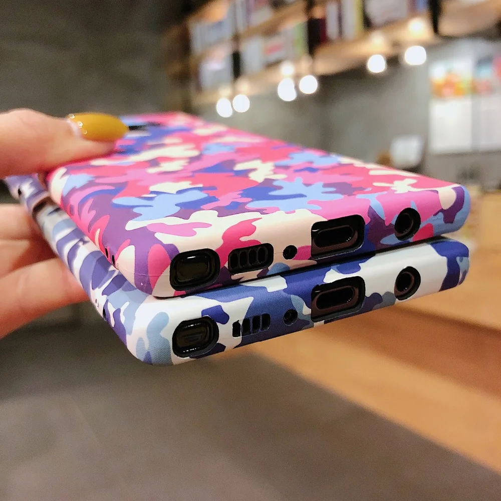 UVR светящийся чехол для телефона Samsung Galaxy S8 плюс S9 Plus Note 8 9 Камуфляж светится в