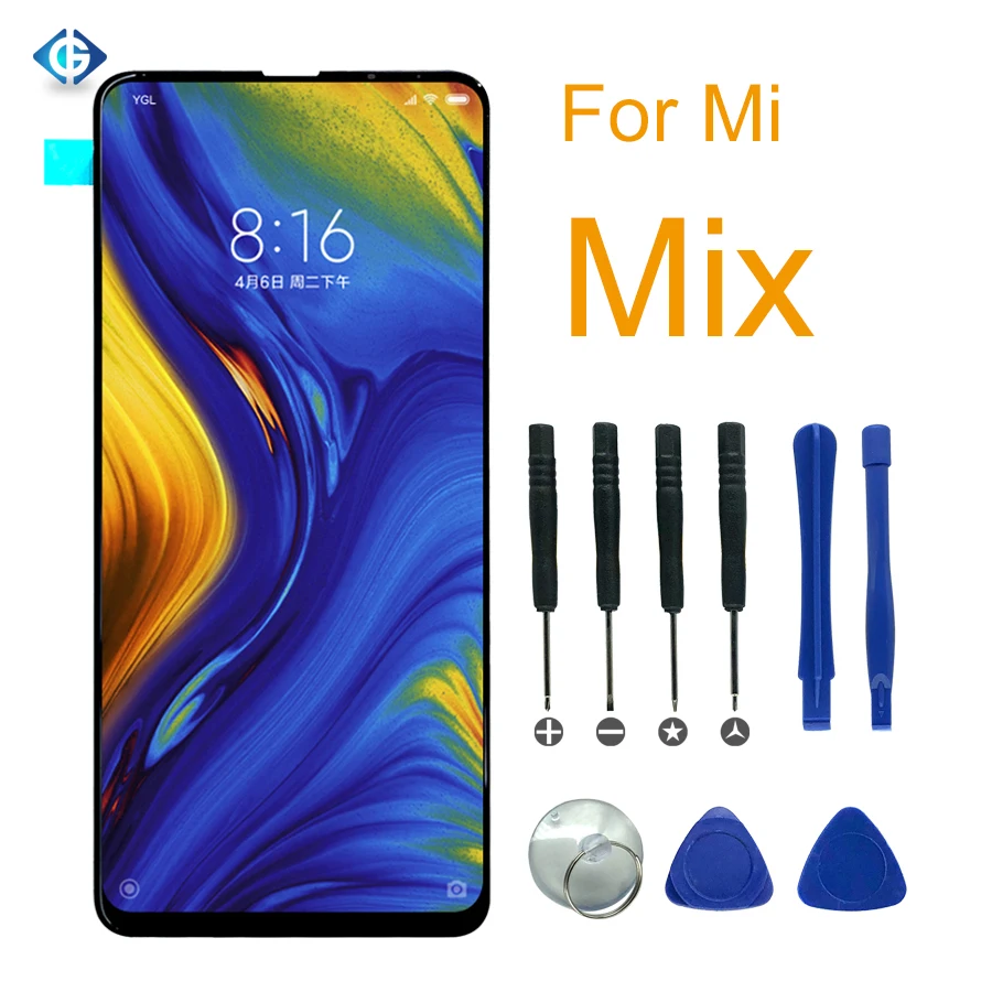 6,39 ''Полный ЖК-дисплей для Xiaomi mi x 3 lcd дисплей кодирующий преобразователь сенсорного экрана в сборе для Xiaomi mi X 3 mi X3 lcd полный ремонт