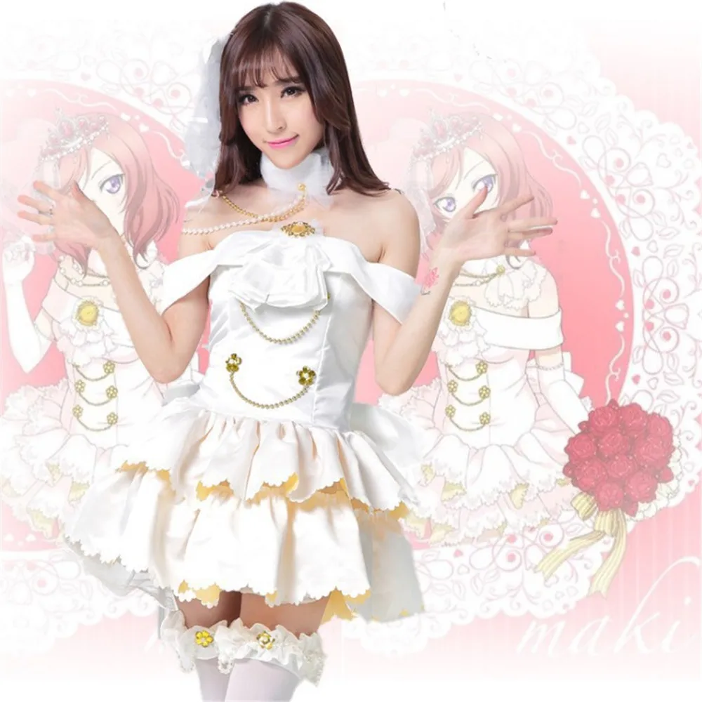 Новый японский аниме Love Live! Костюмы для косплея цветочный букет Аруса Косака