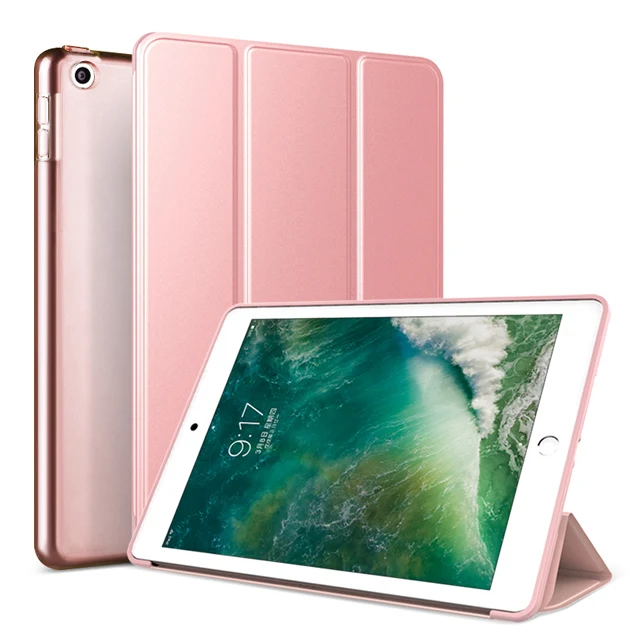 Чехол для iPad Mini 5 Smart Cover с Авто Режим сна/Пробуждение тонкий Чехол-книжка из искусственной кожи чехол для iPad Mini 5 7,9 дюймов Mini5 Funda - Цвет: Rose Gold