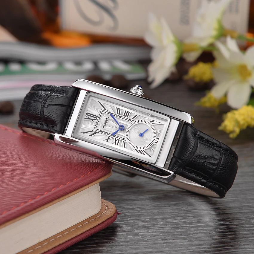 Muhsein повседневные деловые часы водонепроницаемые кварцевые модные женские с