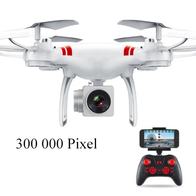 300 000 pixels white Радиоуправляемый вертолет Квадрокоптер селфи камера Дрон Hd Gps Профессиональный 500000 пикселей дистанционное управление мини Радиоуправляемый Дрон игрушки для детей - Цвет: 300 000 pixels white