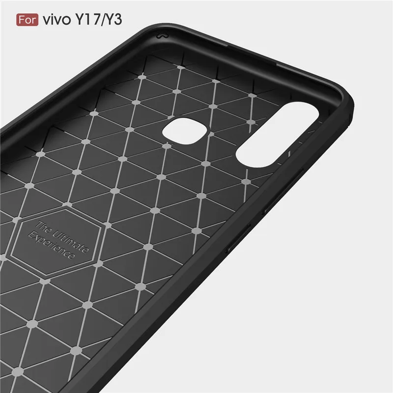 ДЛЯ vivo Y17 чехол Y3 противоударный мягкий ТПУ матовый для Vivo V1902 Funda V1901A Coque 6 35" |