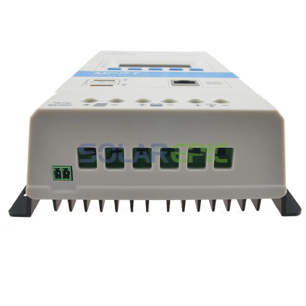 20A Epever TRIRON серия модульный MPPT Контроллер заряда 12 В/24 В TRIRON2210N 100 в PV вход солнечный