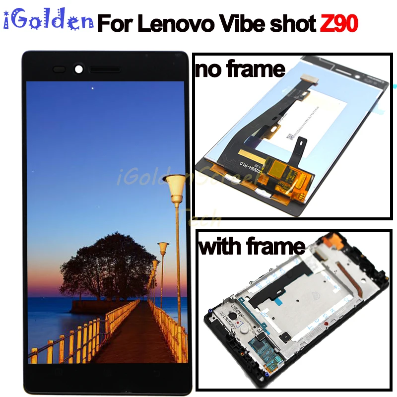 Для 5 0 &quotLenovo Vibe shot Z90 телефон с ЖК-дисплеем и сенсорным экраном | ЖК-экраны