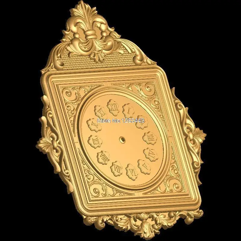 3D модель рельеф STL формат файла для CNC Clock_11 дизайн часов|stl file format|3d model reliefstl files |