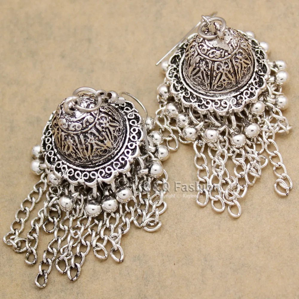 Ювелирные украшения подиумный подарок люстра ЭТНИЧЕСКАЯ подвеска Jhumka Jhumki для