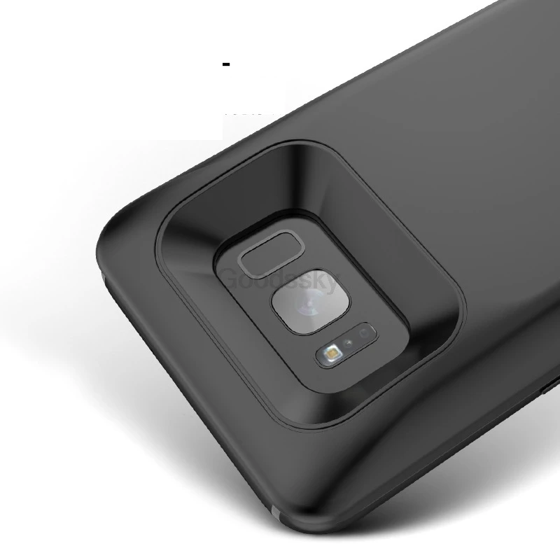 Для samsung Galaxy S8 Plus противоударный чехол для зарядного устройства S8 внешний аккумулятор Перезаряжаемый чехол с полной защитой для зарядки