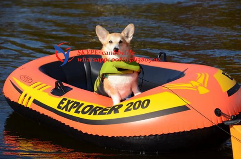 Три человека Intex Explorer 300 надувной плавательный бассейн воды играть гоночная лодка плавающий плот с веслами и насосом