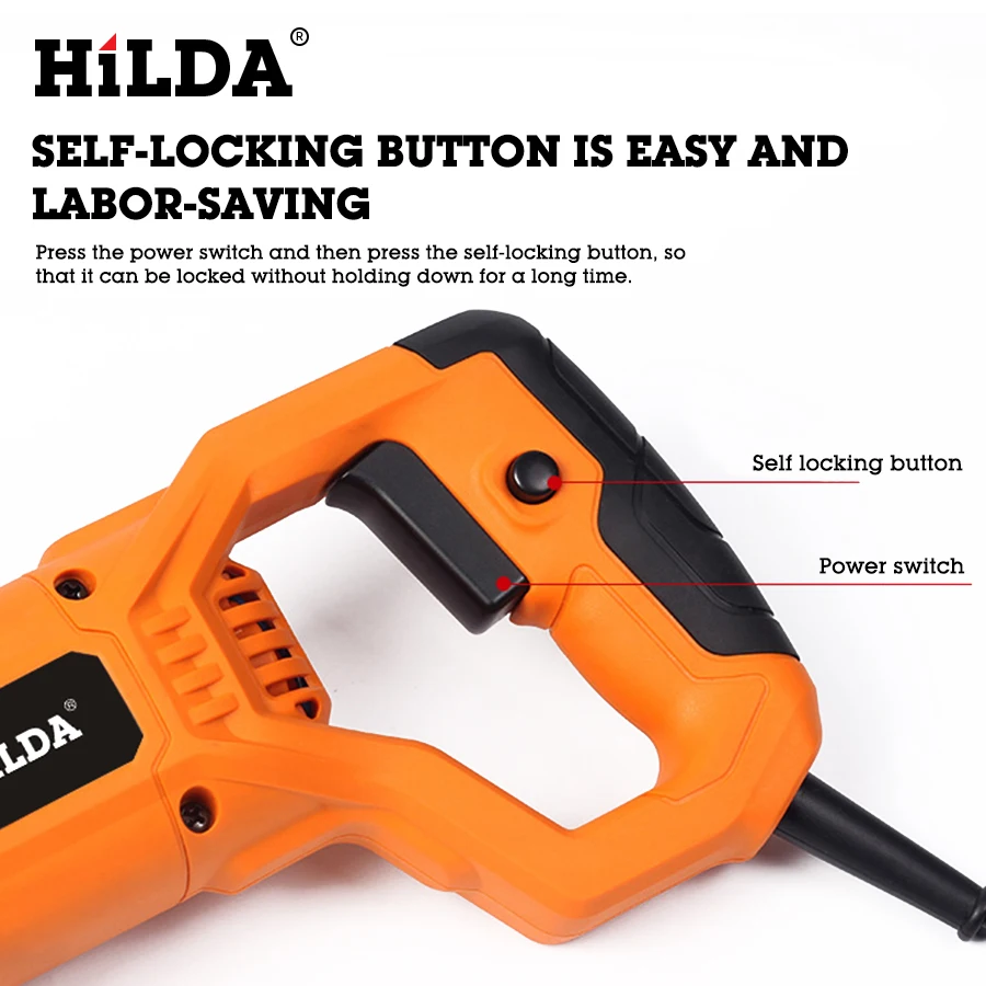 Электрическая пила HILDA Сабельная для работ по дереву и металлу|Электрические