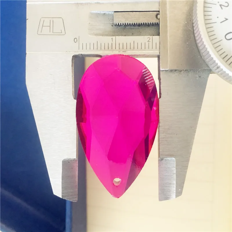 

Rose 38mm 120Pieces Crystal Suncatcher Marriage Crystal Alomnd Hanging Pendent Home Decoration Supplies Event Party Wedding