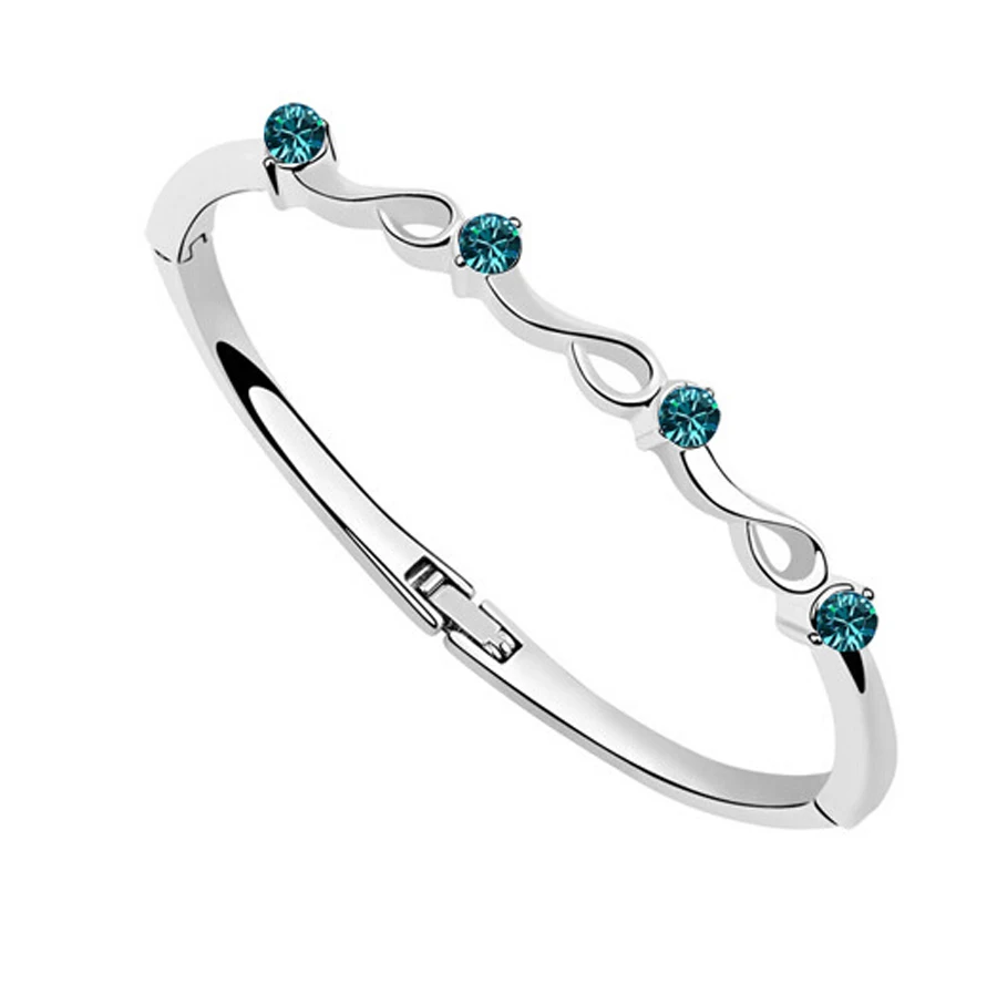 Роскошные браслеты и новый дизайн посеребренный браслет трендовый AAA кубический