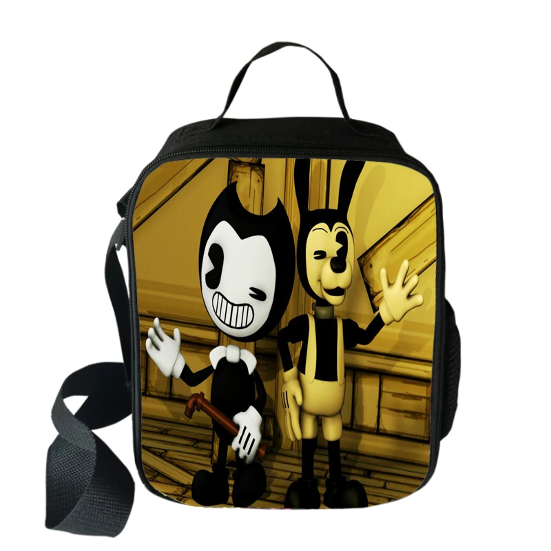 Bendy and The Ink Machine крутая изолированная сумка для обеда с героями мультфильмов детей