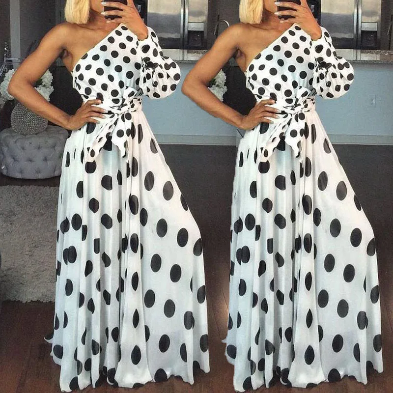 Летнее платье Бохо для женщин выпускного вечера вечерние большой маятник одно