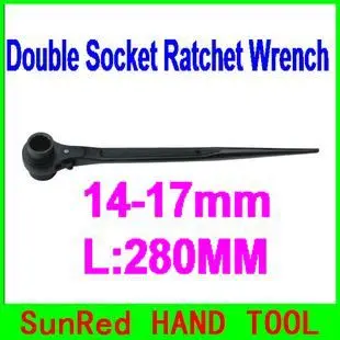 Стальной гаечный ключ с храповым механизмом 14 17 мм № 56105|socket spanner|ratchet spannertools spanners |