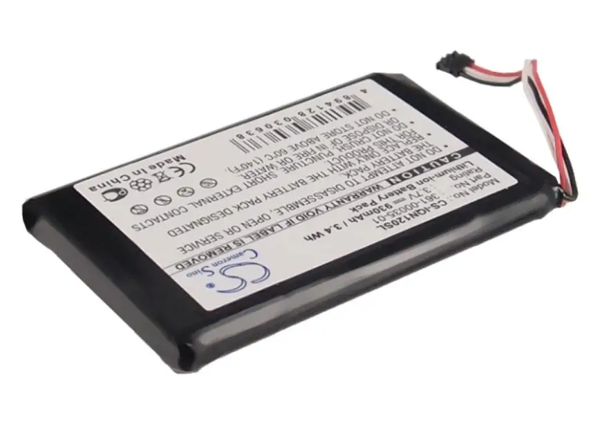 Аккумулятор Cameron Sino 930mah для GARMIN Nuvi 1200 1205 1205W 1250 1255W 1260 1260W 140T 150T 2595LM 2595LMT 361-00035-01 |