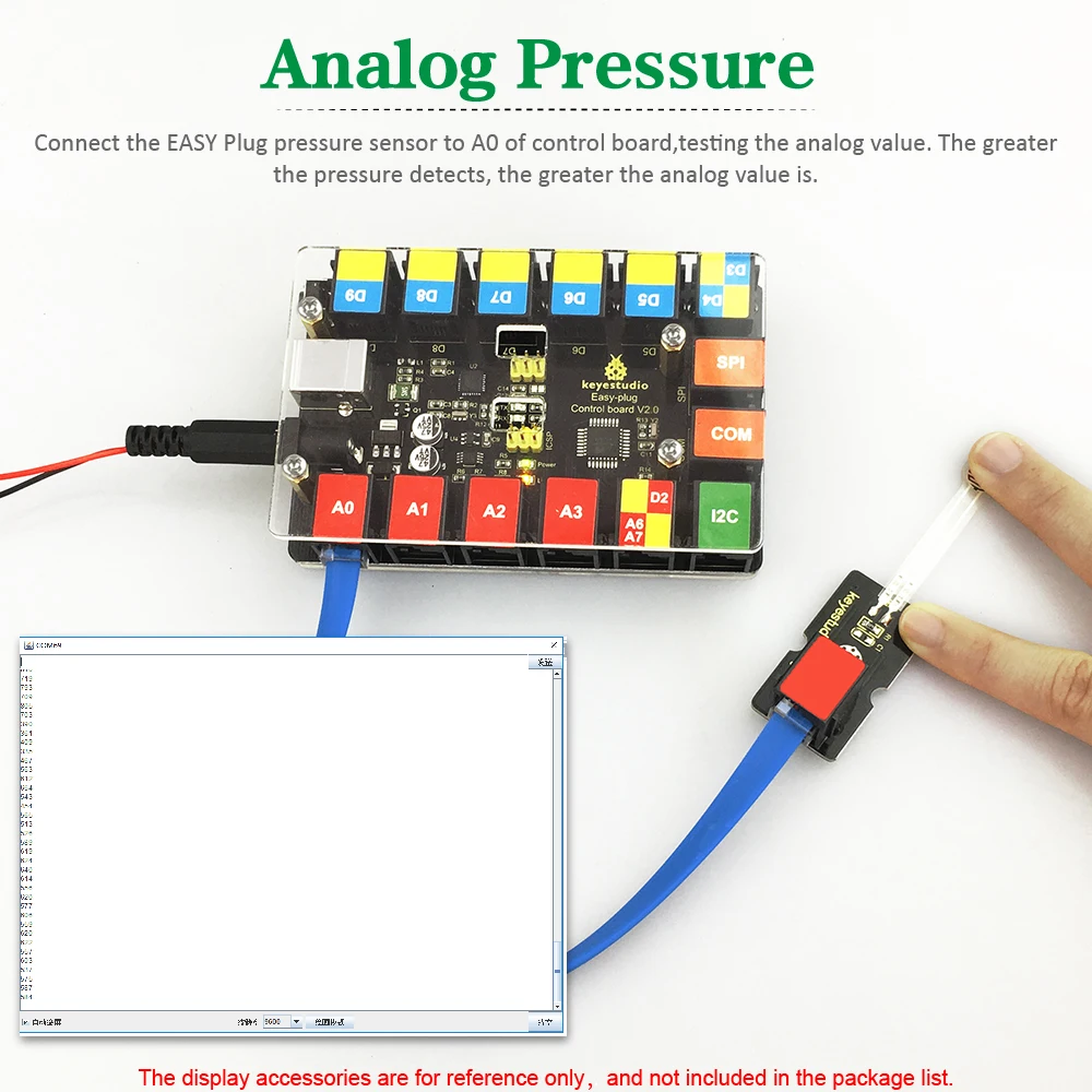 Keyestudio EASY plug Thin-film Pressure Sensor for Arduino STEM | Электронные компоненты и принадлежности