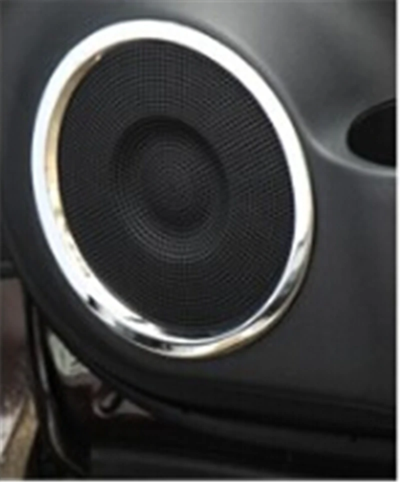 4 шт./комплект хромированные наклейки для Renault Koleos 2009 2010 2011 2012 2013 2014|ring speaker|speakers