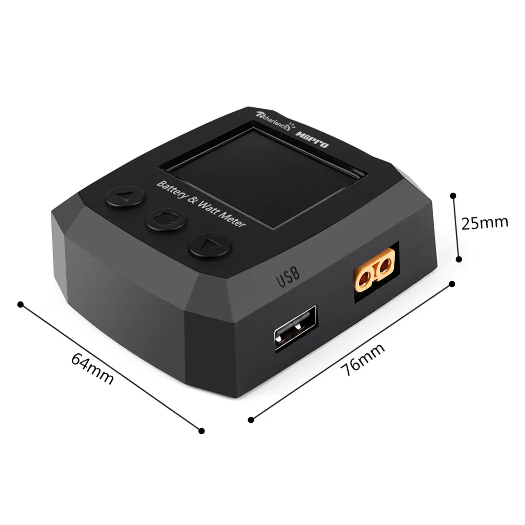 Модель самолета Rcharlance M8Pro 1 8S LiPo батарея и Ватт метр для защиты