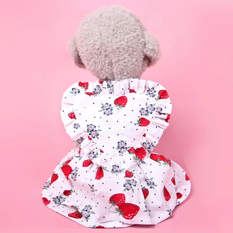 Товары для домашних животных милый кавайный костюм пса Puppi чихуахуа летняя