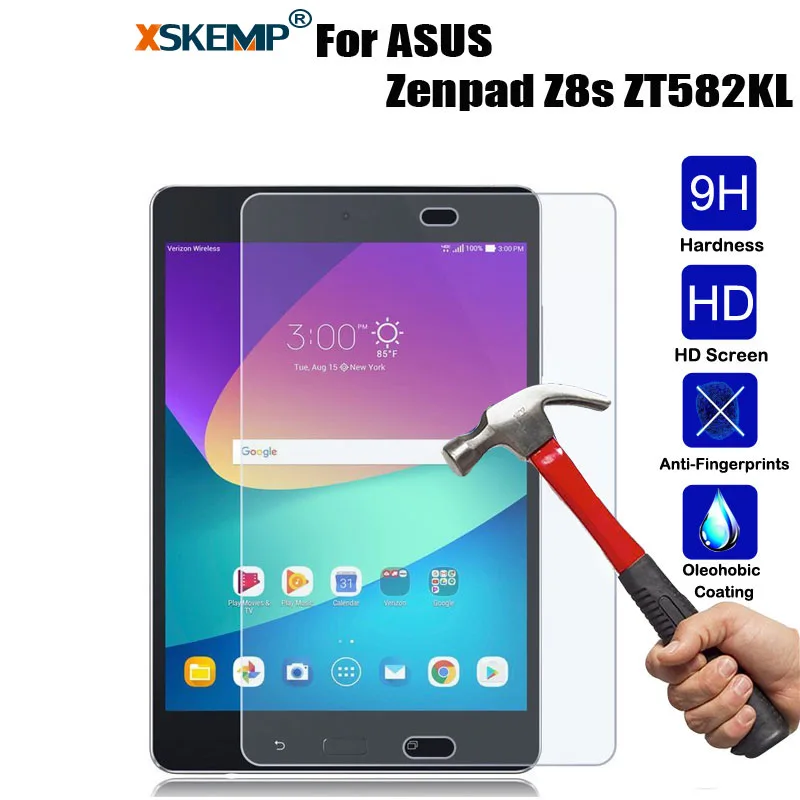 XSKEMP 9 H Настоящее закаленное Стекло Экран Защитная пленка для ASUS Zenpad Z8s ZT582KL