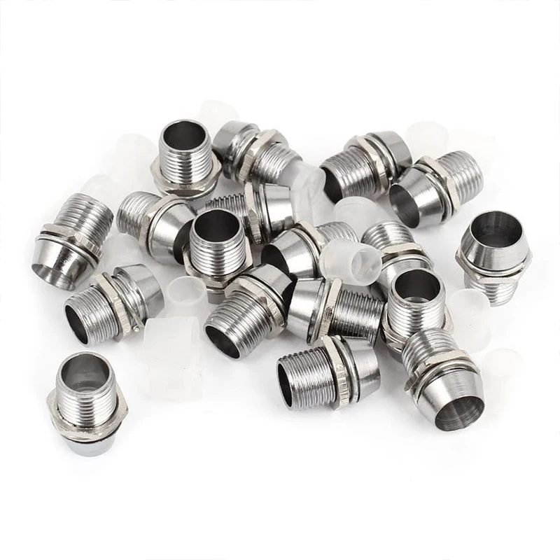 20 Pcs Copper 5mm Light Emitting Diode LED Holder Mount Panel Display