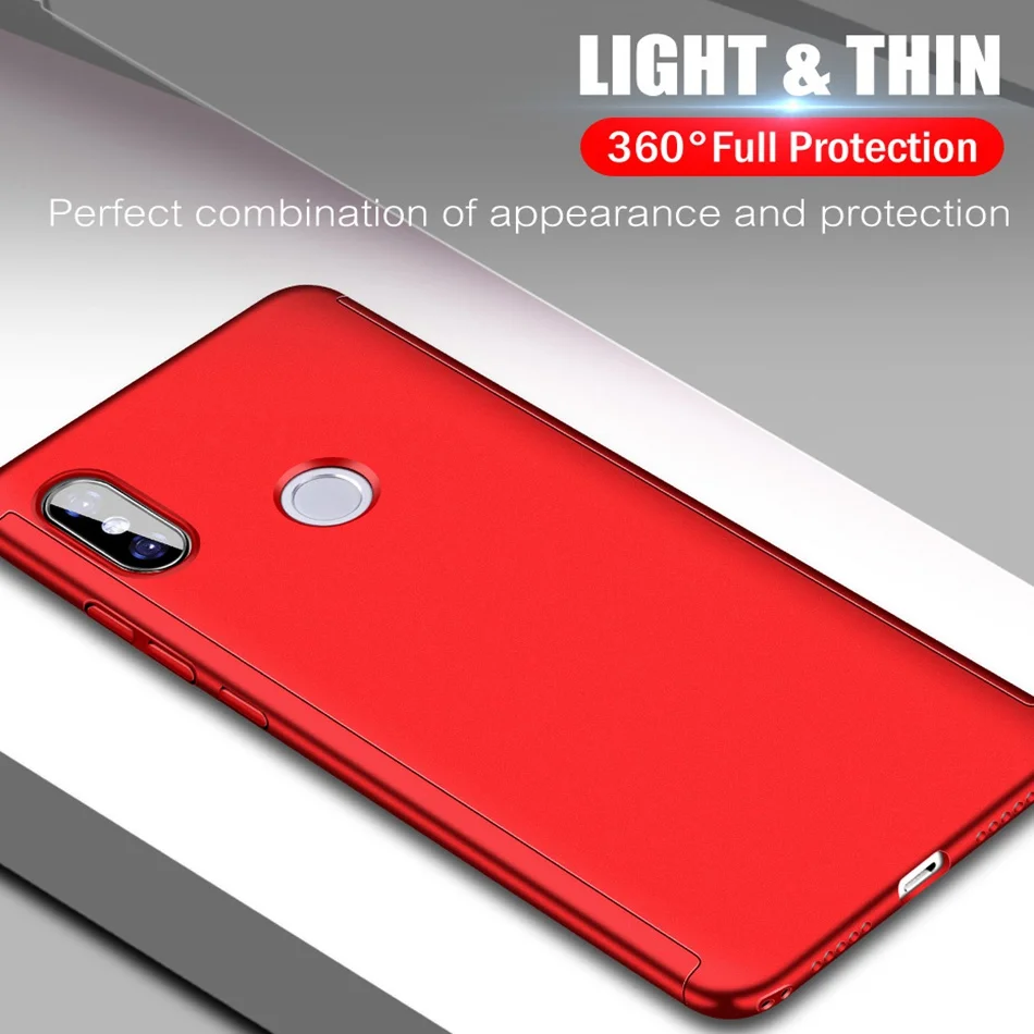 Чехол для Redmi Note 7 с полным покрытием 360 градусов защитный чехол Xiomi Xiaomi Mi 8 Lite A2 6 Pro S2