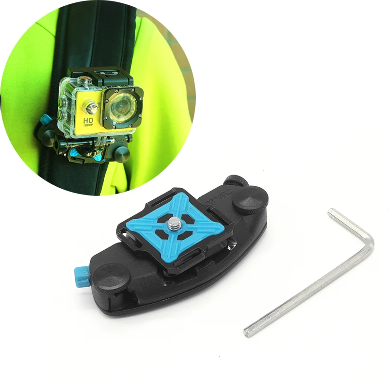 Универсальный Алюминиевый Пояс Hero5 Штатив Клип Адаптер для GoPro 4 4S 3 + 2 1 xiaomi yi sj4000 dslr