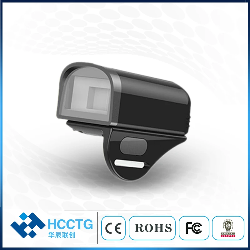 Небольшой носимый IP65 Bluetooth 2D кольцевой сканер штрих кода с CMOS Видео HS S02D|Сканеры| |