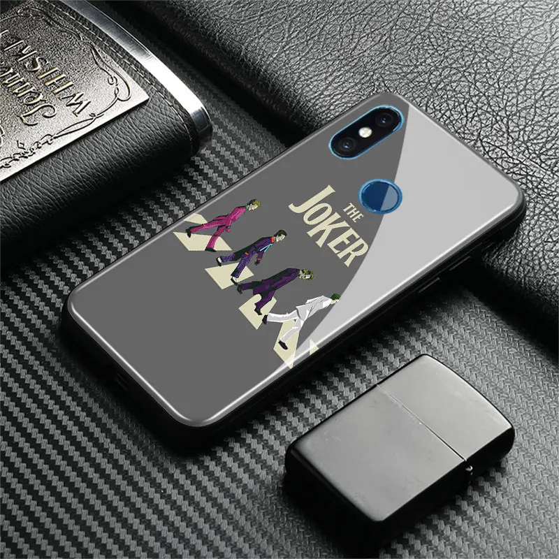 Мягкий силиконовый Гладкий стеклянный чехол для телефона joker, чехол для Xiaomi mi 8 9 SE mi x 2 2s 3 Red mi Note 5 6 7 8 Pro