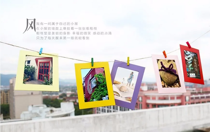 Креативный DIY фотообои комбинированная бумага фоторамка 3 дюймов 5 дюймов 6 дюймов 7 дюймов подвесной фотоальбом для детей и взрослых