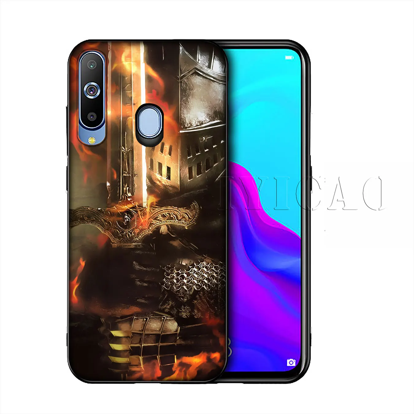 IYICAO dark souls Silicone Soft Case for Samsung Galaxy A10 A30 A40 A50 A70 M10 M20 M30 Cover | Мобильные телефоны и