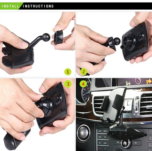 Автомобильный держатель для телефона XMXCZKJ сотового с CD слотом дизайнерский