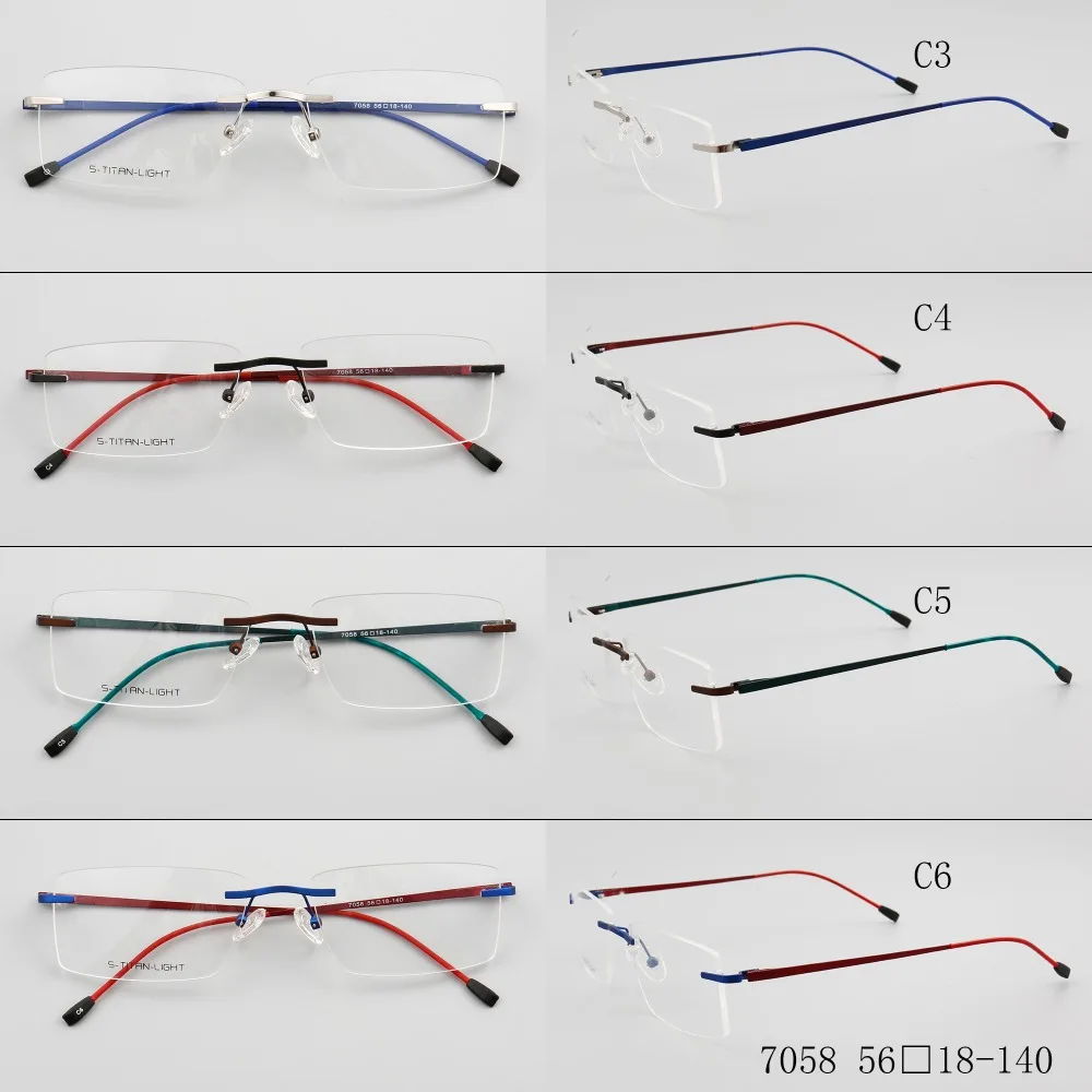 Солнечные точки оптовая продажа новые мужские стильные очки без оправы модные