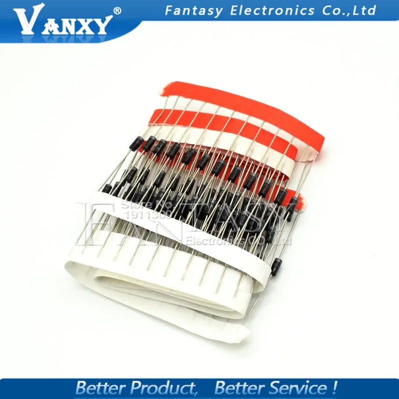1 посылка HER108 HER208 HER307 HER308 HER508 SF16 SF56 SF54 FR307 FR607 диод выпрямителя DO 27|rectifier diode|diode