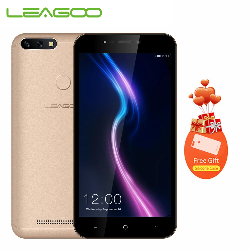LEAGOO power 2 Pro GB 16 мобильный телефон Android 8 1 5 &quotHD MTK6739 четырехъядерный распознавание