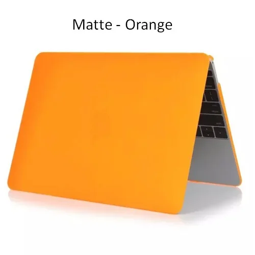 Чехол для ноутбука для нового Macbook Air 13 A1932, жесткий прозрачный матовый чехол для Carcasa Mac book Air 13,3, выпуск, чехол Capa Coque - Цвет: Matte orange