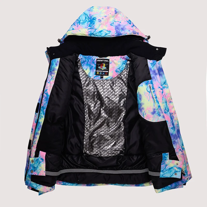 

Shining Cheap Women Ski Suit Jackets outdoor sports Wear Snowboarding Gear Waterproof Windproof Breathable Girls Snow Coat