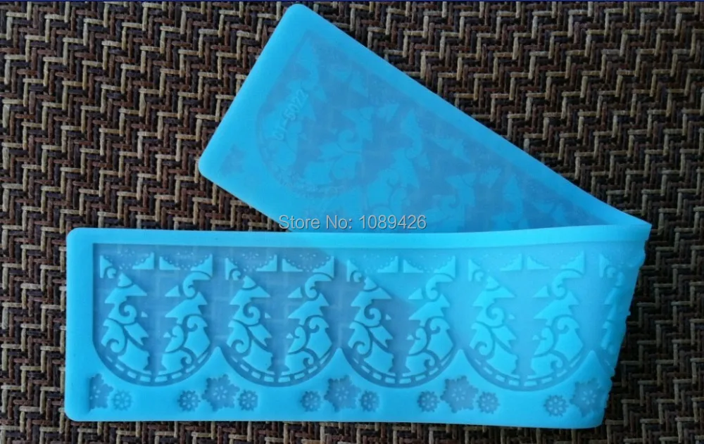 

Wholesale 10pcs/lot CT-5022 392*73*3mm silicone cake fondant decorating tools,silicone soap mold, silicone cake baking mat