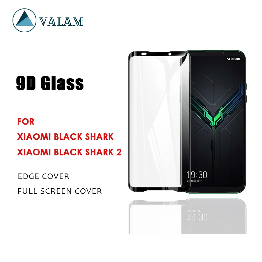VALAM 9D закаленное стекло для xiaomi black shack 2 Защита экрана Xiaomi 9H полное покрытие