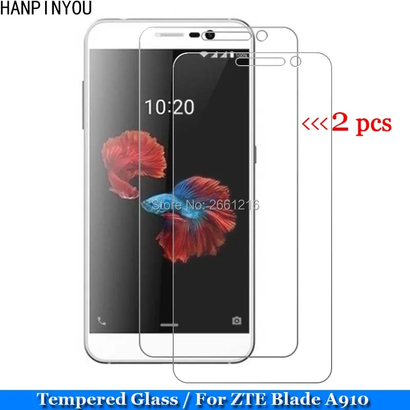 2 шт./партия для zte Blade A910 закаленное стекло 9H 2.5D Премиум Защитная пленка экрана A 910