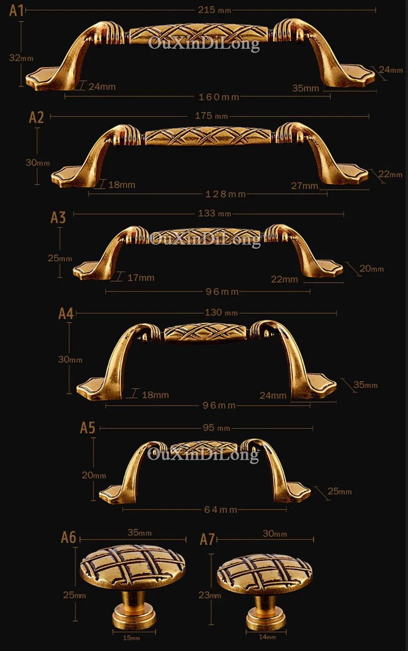 Потрясающие 10 шт. европейские антикварные золотые мебельные ручки шкаф ящик