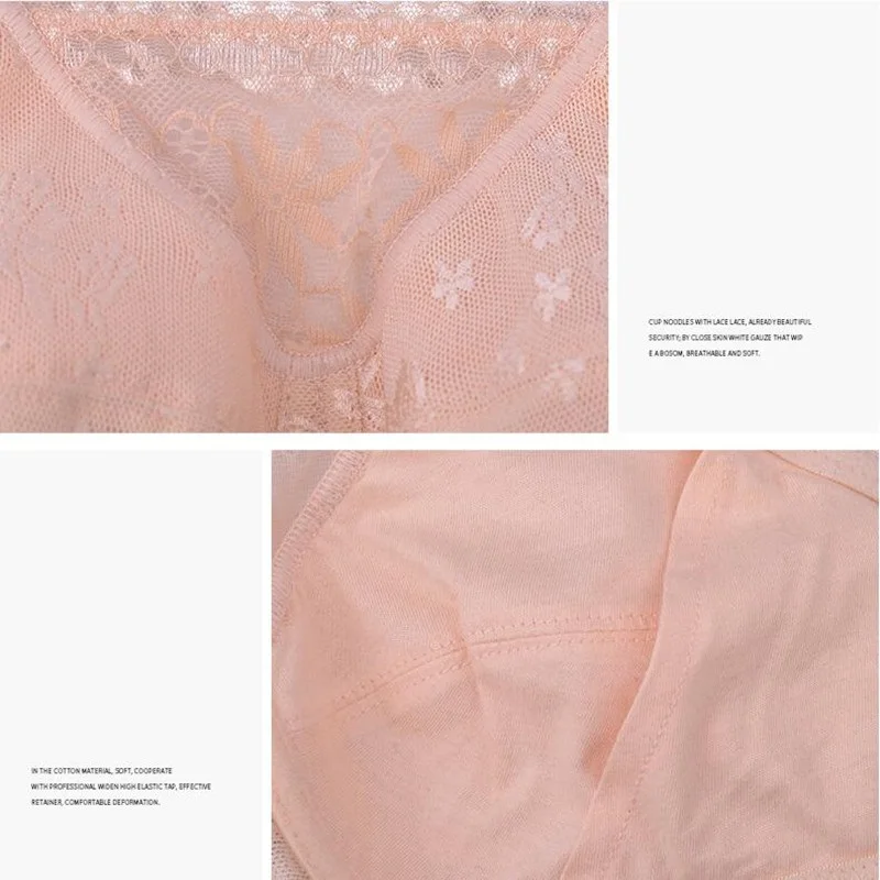 Bras Women After Breast Cancer Surgery Artificial Silicone Prosthetic Bra Fake Breast Underwear Comfortable Bra Wire Free H4621