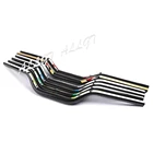 Универсальный редукционный руль из углеродного волокна для мотоцикла Kawasaki Yamaha 28 мм 22 мм Модифицированная ручка черный рычаг смесителя