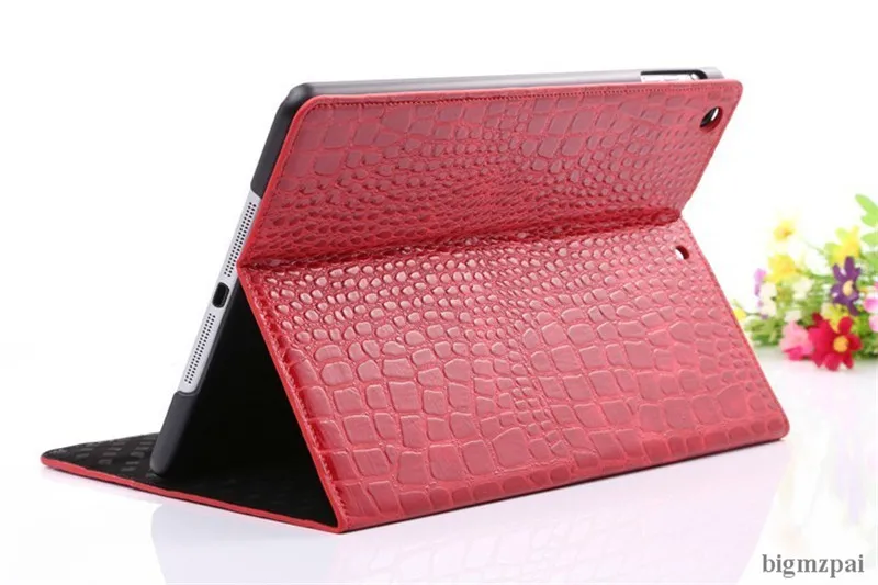 Чехол для планшета для iPad Air/Air 2, чехол с откидной крышкой из крокодиловой кожи, защитный чехол из искусственной кожи для Ipad 9,7, чехол+ пленка